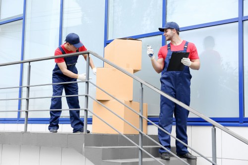 Local removal team planning a move in Debeauvoirtown street