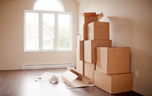 Professional removals van supporting a home move in Debeauvoirtown